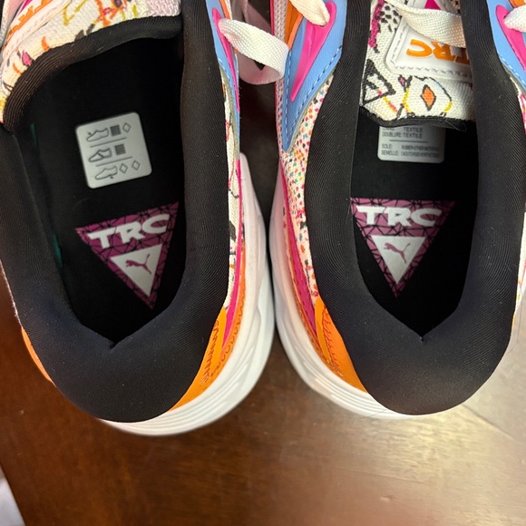 🧡👟PUMA Womens TRC Mira Artisan Lace Up Sneakers Shoes Casual - White. - Picture 9 of 9